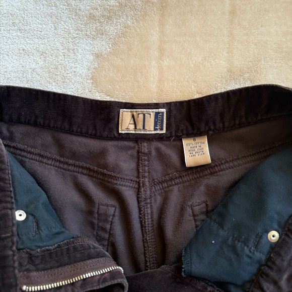 Vintage Brown Slim Velvet Pants - Picture 5 of 7